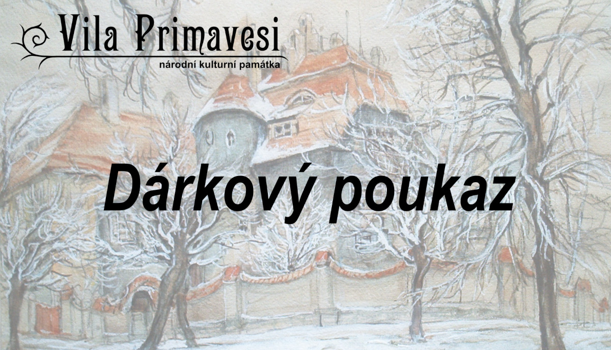 Dárkové poukazy do Vily Primavesi